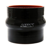 HPS 3.5 inch ID 4 inch Long High Temp 4-ply Reinforced Silicone Hump Coupler Hose Black 89mm ID 102mm Length