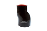 HPS 5 inch 127mm Silicone Offset Straight Coupler Hose 6 inch Long High Temp 4-ply Reinforced Black