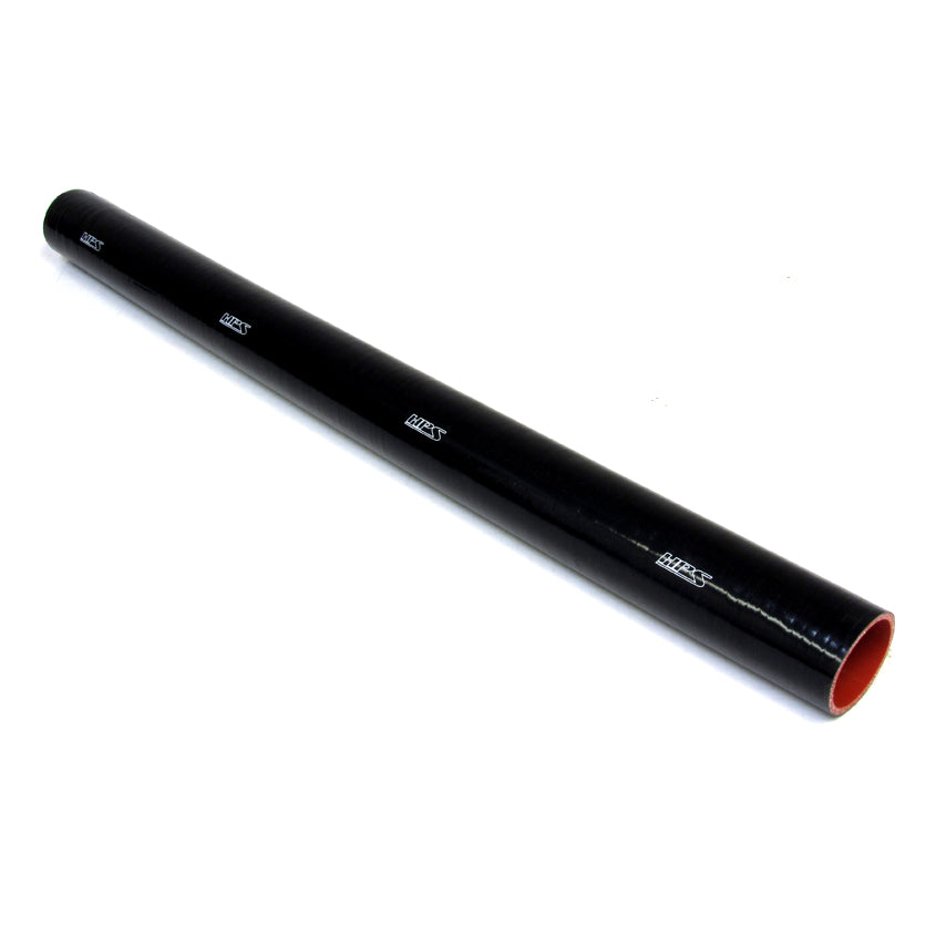 HPS 2-3/8 inch ID 3 Feet Long High Temp 4-ply Reinforced Silicone Coolant Tube Hose Black 60mm ID