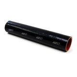 HPS 1-3/16 inch ID 1 Foot Long High Temp 4-ply Reinforced Silicone Coupler Tube Hose Black 30mm ID