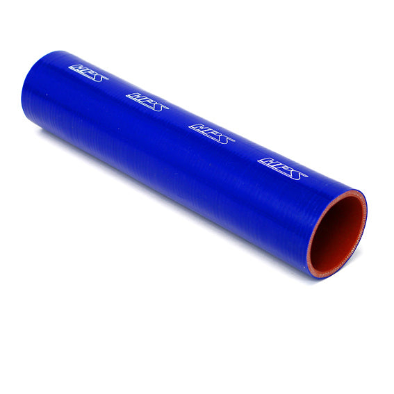 HPS 2.25 inch ID 1 Foot Long High Temp 4-ply Reinforced Silicone Coupler Tube Hose Blue 57mm ID