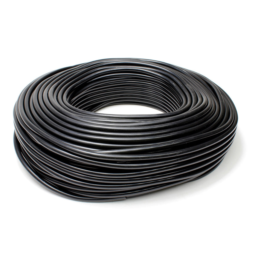 HPS 3.5mm Black High Temp Silicone Vacuum Hose Tubing with 1.5mm Thin Wall - 50 Feet Roll