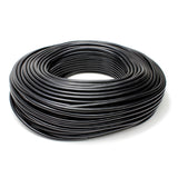 HPS 1/4 inch 6mm ID Black High Temp Silicone Vacuum Hose Tubing - 100 Feet Roll