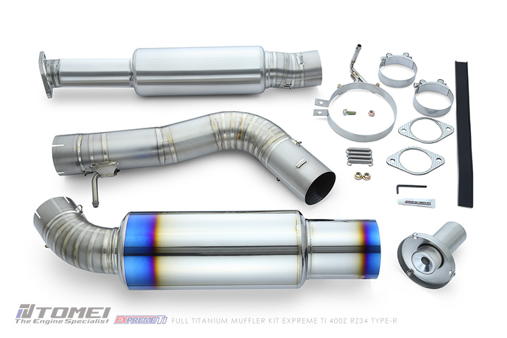 TOMEI FULL TITANIUM MUFFLER KIT  EXPREME Ti 400Z RZ34  TYPE-R