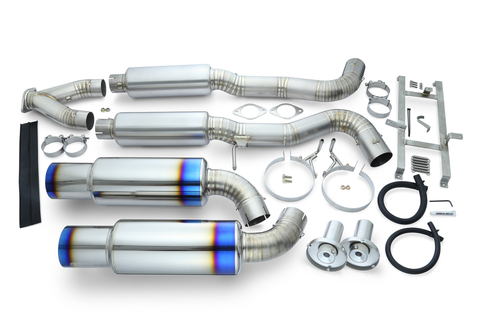 FULL TITANIUM MUFFLER KIT EXPREME TI 400Z RZ34 TYPE-D