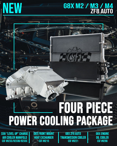 CSF G8X M2 / M3 / M4 4 Piece Power Cooling Package