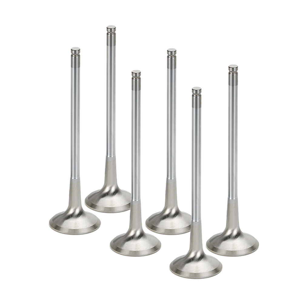 Set of 6 Inconel Exhaust Valves  for a VW / R32 VR6 | Supertech Performance Engine Valves