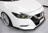 Nissan Maxima Front Lip Splitter Matte Black For 16-18 Nissan Maxima Stillen