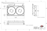 Motorsport Dual-Pass Radiator with Shroud + 14" SPAL brushless fans & harnesses (CSF #8374)
