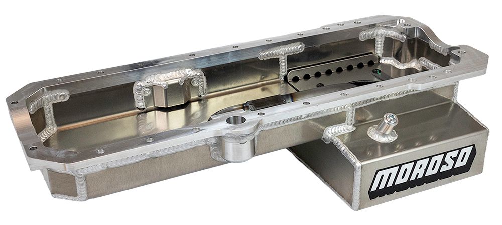 Oil Pan, Toyota 1JZ & 2JZ, Rear Sump, Aluminum, Road Race Baffled