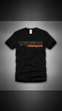 Tuner T-Shirts - Black w/ Orange Logo (Small)