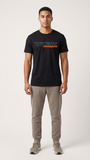 Tuner T-Shirts - Black w/ Orange Logo (Small)