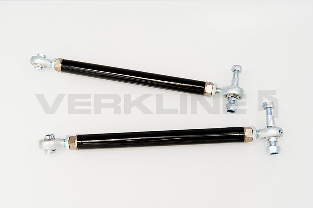 Rear track rods for support frame without ARB