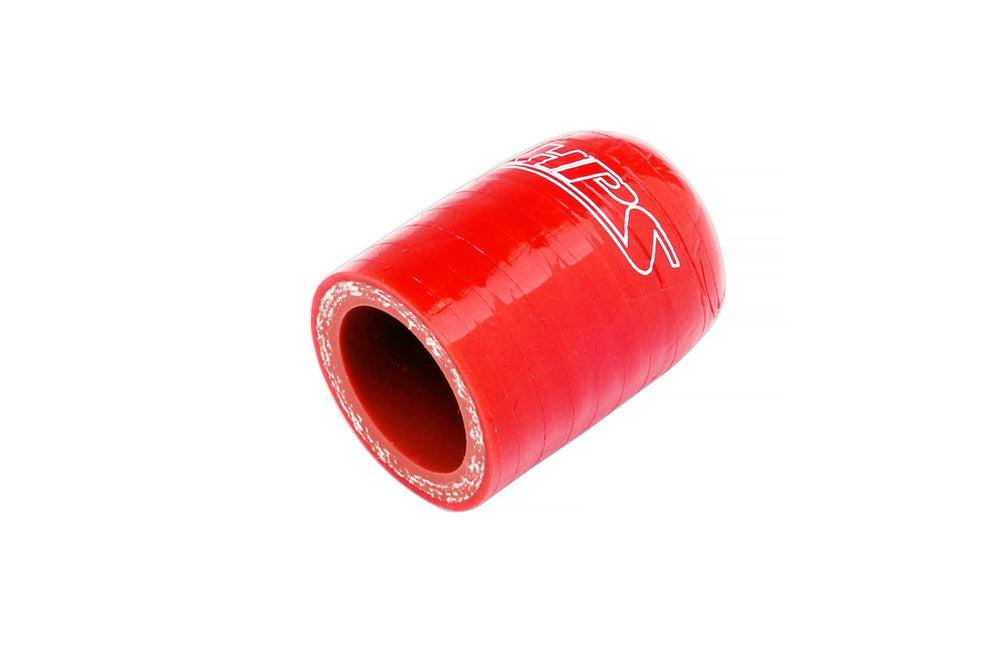 HPS 1/2 inch High Temperature Reinforced Red Silicone Coolant Cap Bypass Heater 13mm