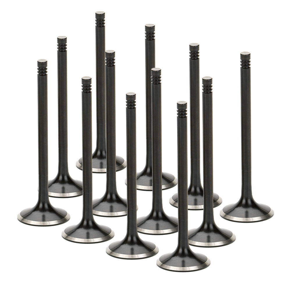 Stainless Steel Black Nitride Exhaust Valves  for a BMW / S50 - Oversize +1mm | Supertech Performance Engine Valves
