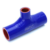 HPS 1.25 inch ID 1 inch ID branch Blue Silicone Coupler Coolant T Hose Tee Adapter