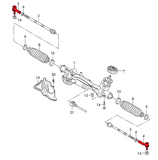 Bump Steer Adjustable Front Tie Rod Ends – TTRS TTS TT 8S