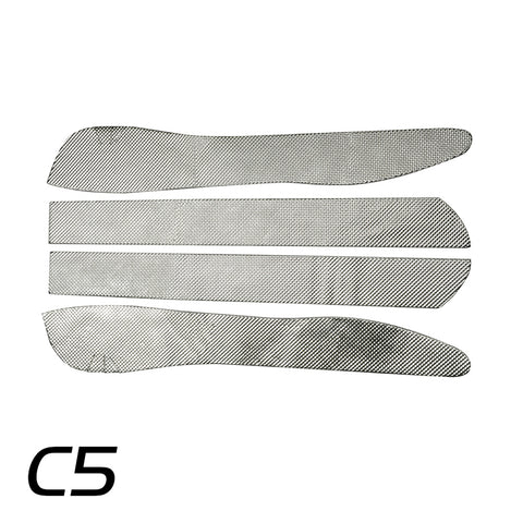 Corvette C5 Transmission Tunnel Side Shields (4 Piece)