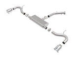 aFe Takeda Series 2.5in 409 SS Axle-Back Exhaust System Polished 18-20 Hyundai Elantra GT L4-1.6L(t)