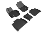 3D MAXpider 20-22 Mercedes-Benz GLE-Class 5-Seat Kagu 1st & 2nd Row Floormat - Black