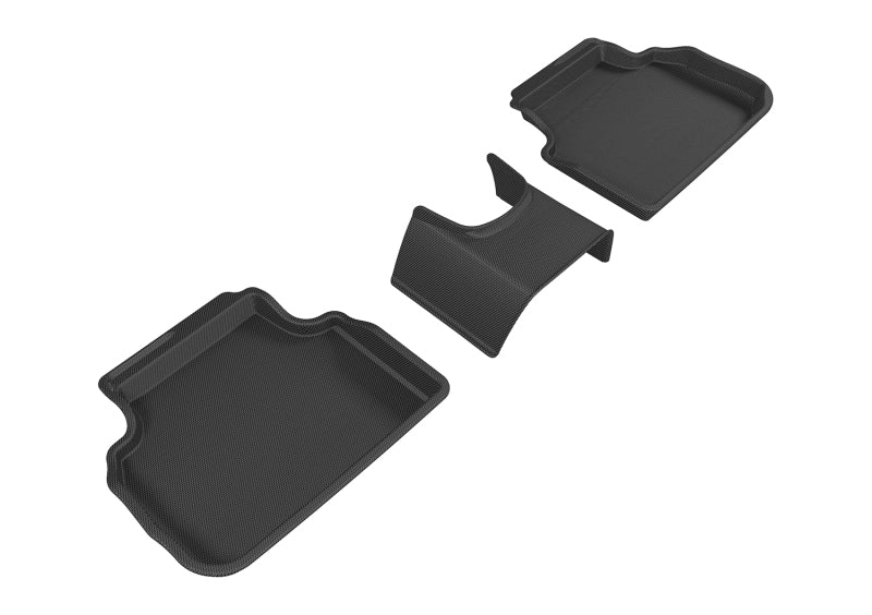 3D MAXpider 2016-2019 Mini Clubman Kagu 2nd Row Floormats - Black