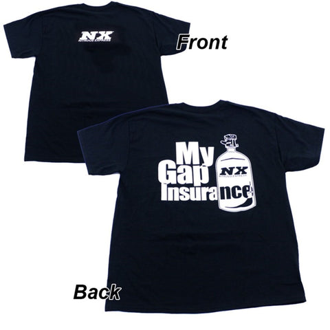 Nitrous Express Gap Insurance T-Shirt Medium - Black