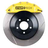 StopTech Chrysler 300C Front Touring 1-Piece BBK w/ Yellow ST-60 Calipers Slotted Rotor