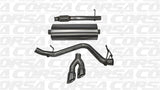 Corsa 14-19 GMC Sierra/Chevy Silv 1500 Reg. Cab/Long Bed 5.3L V8 Polished  Single Side CB Exhaust