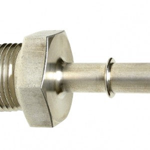 LT-1 OE pressure line, 3/8in Male Quick Connect to -10 AN male (Replaces OE Filter).