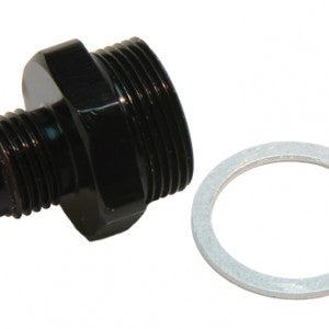 AN-06  Holley Carb 7/8in X 20 thread dual feed bowl adapter fitting .