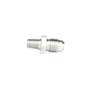 1/16in NPT / -04 AN Male Flare Stainless Steel Vacuum / Boost Fitting.