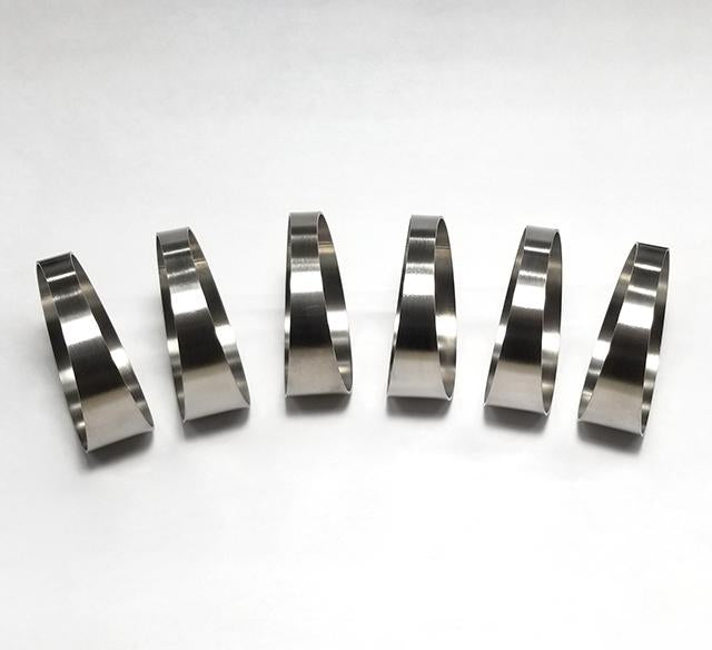 2.5" Pie Cut 7.5° 1mm/.039" 1.5D Loose Radius - 6 pack (90° Total)