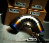 Ticon Industries 1.5" Pie Cut 7.5° 1mm/.039" 1D Tight Radius - 6 pack (90° Total)