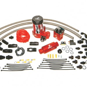 A2000 Complete Drag Race Fuel System for dual carbs, Includes: (11202 pump, 13203 reg., lines, etc).