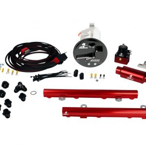 System, 05-09 Mustang GT, 18676 A1000, 14130 5.0L 4V Rails, 16307 Wire Kit & Misc. Fittings.