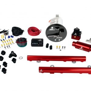 System, 05-09 Mustang GT, 18676 A1000, 14130 5.0L 4V Rails, 16306 PSC & Misc. Fittings.