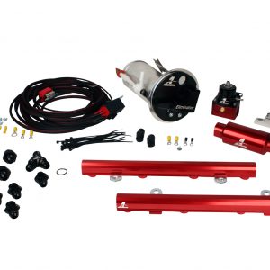 System, 05-09 Mustang GT, 18677 Elim, 14130 5.0L 4V Rails, 16307 Wire Kit & Misc. Fittings.