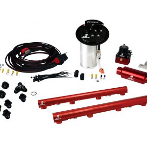 System, 10-13 Mustang GT, 18695 Elim, 14116 4.6L 3V Rails, 16307 Wire Kit & Misc. Fittings.