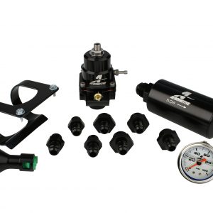 Stealth System, EFI, OEM Returnless Rail (Regulator, Filter, Filter Bracket, Gauge, 3/8in Quick Conne