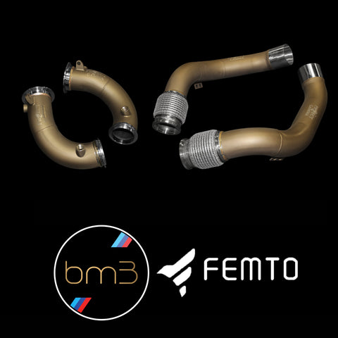 BMW M5 | M8 Primary + Secondary Downpipes and Bootmod 3 | FEMTO Package