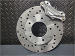 1 Piston Spindle Mount Front Drag Race Brake Kit For Lamb Strut