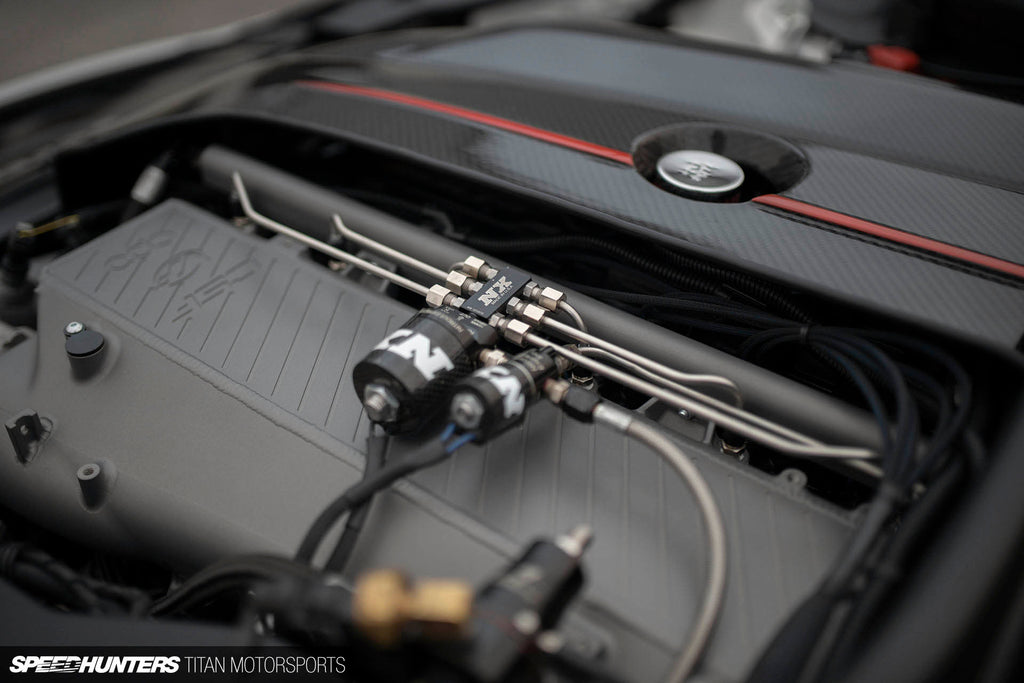 Titan Motorsports x CSF Nitrous express direct port nitrous kit for CS