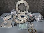 4 Piston Pro Street Front Dimpled, Slotted, Brake Kit Chevy Luv Truck