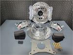 Rear Dual Drag Race Brake Kit "Large GM" Housing Ends 5/8" Studs