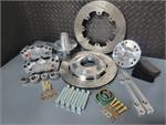 4 Piston Pro Street Front Dimpled, Slotted, Brake Kit 1978 Malibu