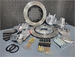 4 Piston Front Pro-Street Dimpled, Slotted, Brake Kit 67-69 Camaro, Chevy II, Chevelle,Olds