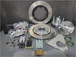 4 Piston Pro Street Front Dimpled, Slotted, Brake Kit 69-82 Corvette, C3
