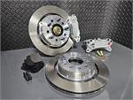 4 Piston Direct Bolt on Pro Street Front Brake Kit 05-14 Mustang (Hat Style)