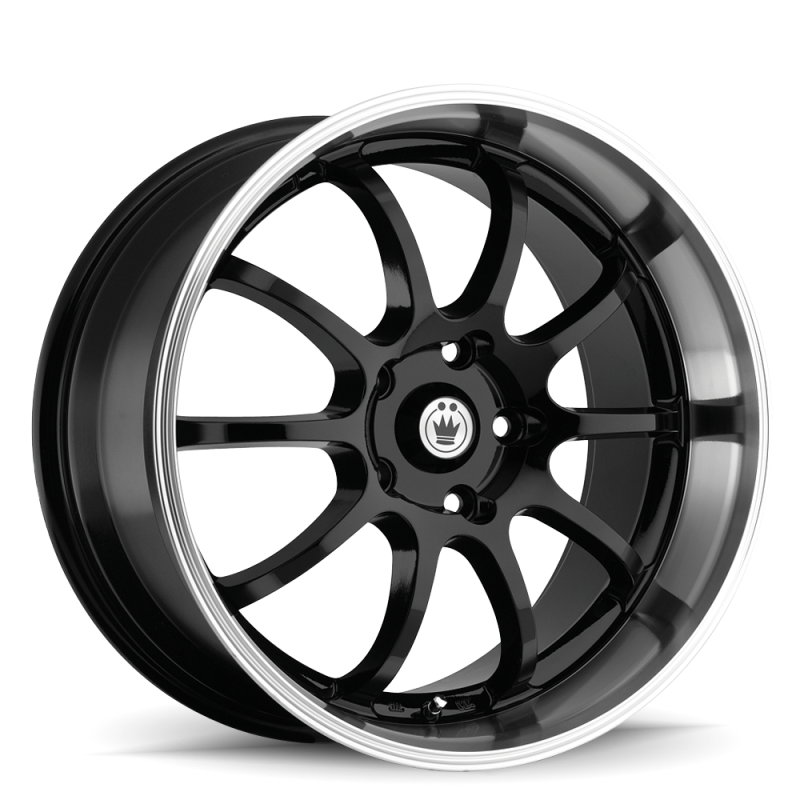 Konig Lightning 14x6 8x100/114.3 ET38 Black/Machine Lip