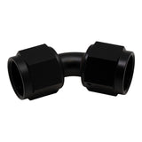 DeatschWerks 8AN Flare Female Swivel 45-Degree to 8AN Flare Female Swivel - Anodized Matte Black
